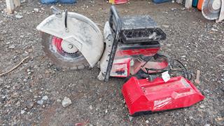 Milwaukee MXF COS350 Cordless Concrete saw Photo