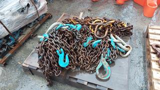 Chains And Rigging Hooks Construction Equipment Photo