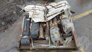 Pallet OF Excavator Parts Assorted Photo