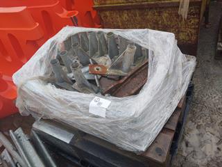 lot OF Scaffolding Feet Construction Equipment Photo
