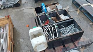 Pallet OF fastnerners Brackets Photo