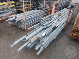 Bulk Lot OF Scaffolding Pipe And Clips Construction Equipment Photo