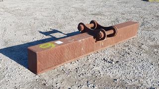 Grading Beam Excavator Attachment Photo