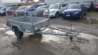 2014 Trailer Elite 7X4 Box Body Trailer Photo