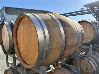 Empty Wine Barrels Various Red Wine X 8 Food Production Equipment Photo