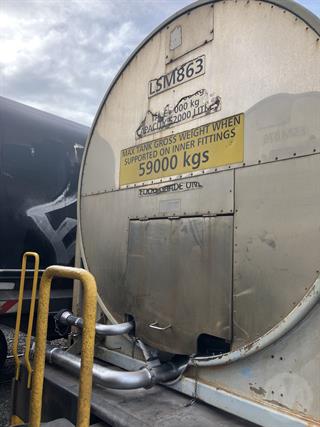 Mercer 52,000L Stainless Tank LSM 863 Tank Photo