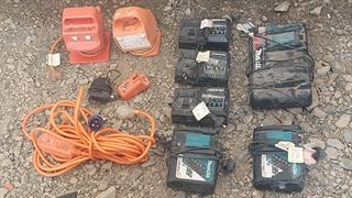 Paslode/ Makita/ Hikoki/ Arle Chargers, Quad Adapters, Power Cord Electrical Equipment Photo