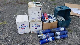 Lot of Grease Cartridges Workshop Equipment Photo