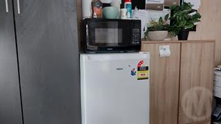 Haier Fridge and Microwave Office Equipment Photo