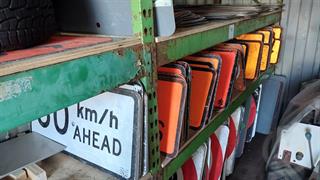 lot OF Road Signs Building Equipment Photo