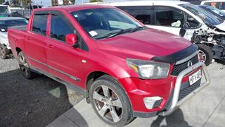 2014 Ssangyong Actyon Sport 4X4 Auto Diesel Dual Cab Chassis Photo