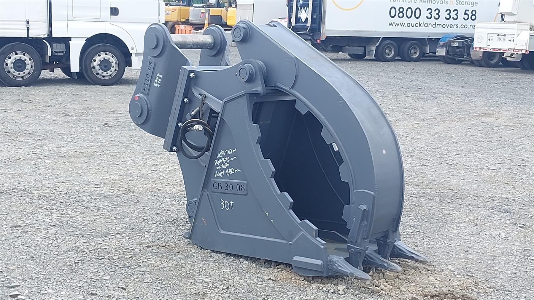 Used Macworks GB-30-08 Grab Bucket Excavator Attachments - Used ...